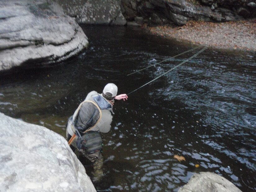 Bent Rod in river